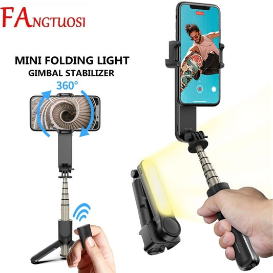 Smooth Moves: Wireless Bluetooth Handheld Gimbal for Effortless Stabilized Filming