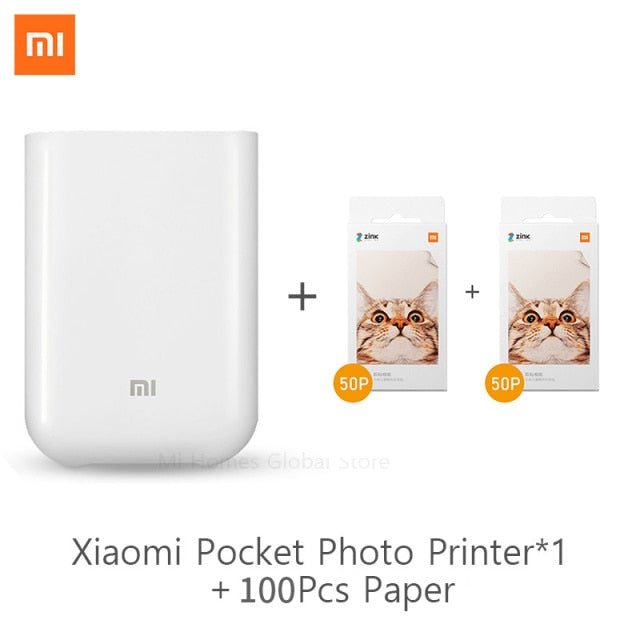 Pocket-Sized Perfection: Xiaomi Mini Pocket Photo Printer/Paper for Instant Memories